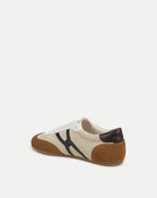 Veronica Beard Riviera Suede Sneaker - Sand/Hazelwood