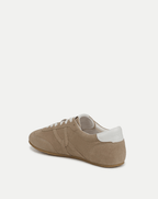 Veronica Beard Riviera Suede Sneaker - Sand/Lily