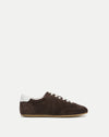 Veronica Beard Riviera Suede Sneaker - Espresso