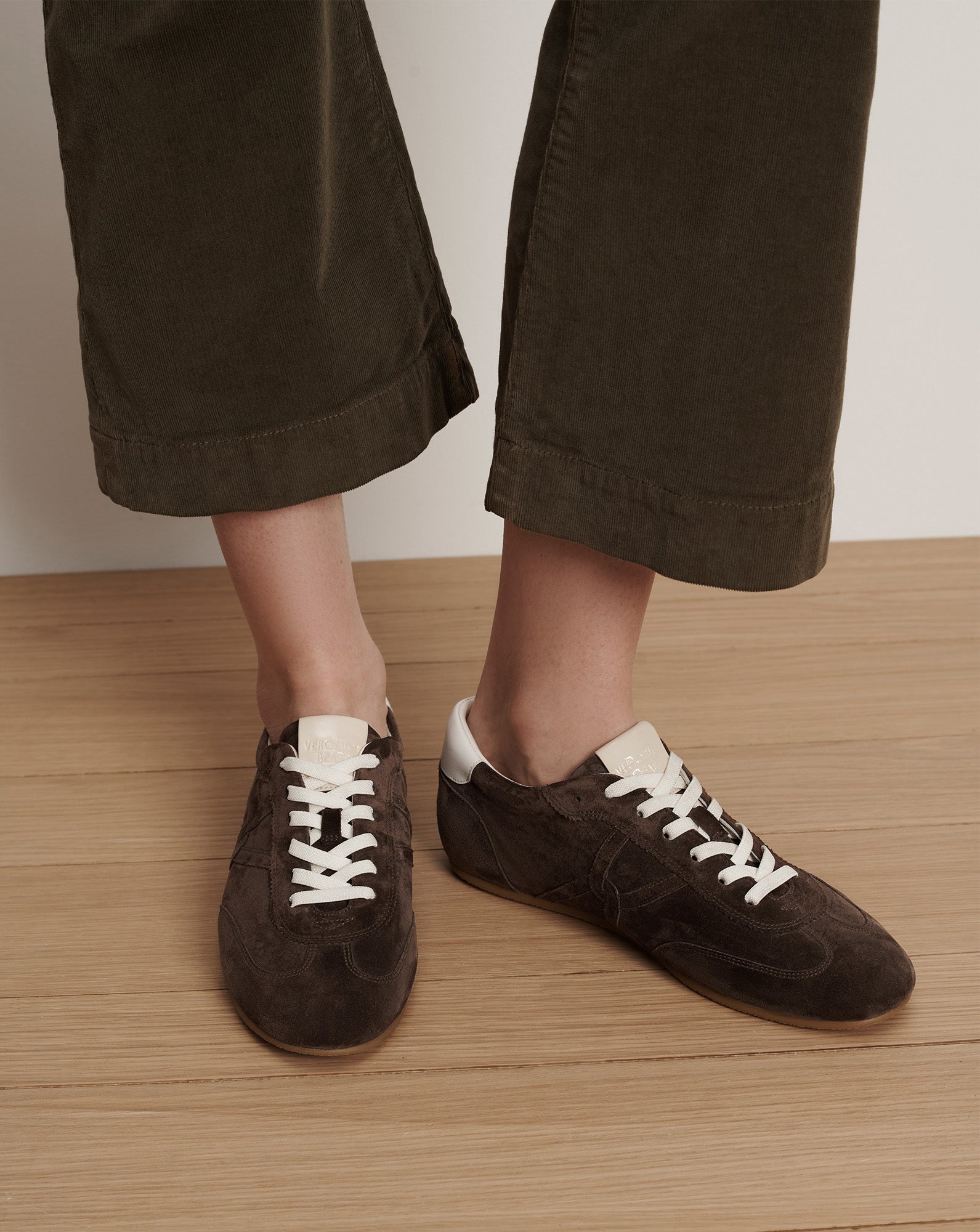 Riviera Suede Sneaker in Espresso | Veronica Beard