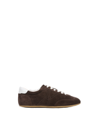 Veronica Beard Riviera Suede Sneaker - Espresso