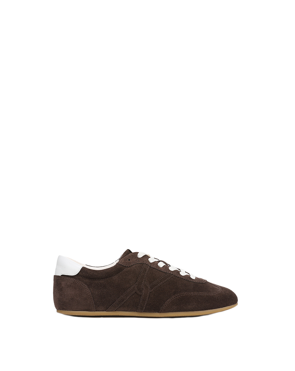 Veronica Beard Riviera Suede Sneaker - Espresso