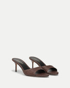Veronica Beard Tia Raffia Sandal - Espresso