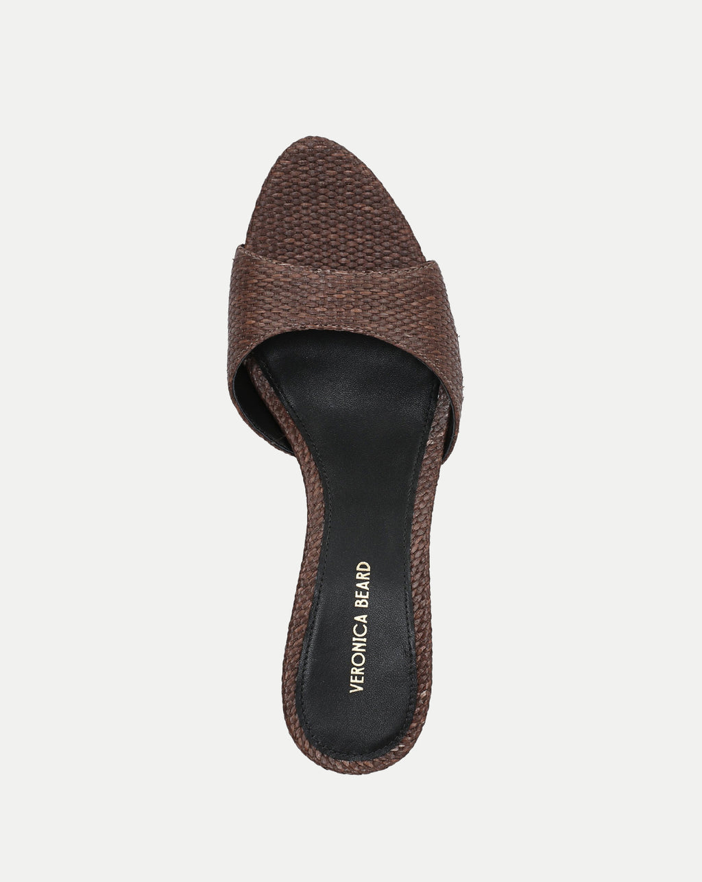 Veronica Beard Tia Raffia Sandal - Espresso