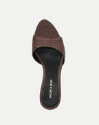Veronica Beard Tia Raffia Sandal - Espresso