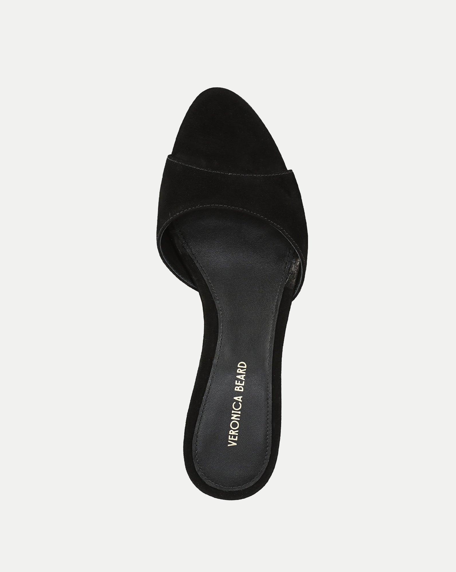 Veronica Beard Tia Suede Sandal - Black