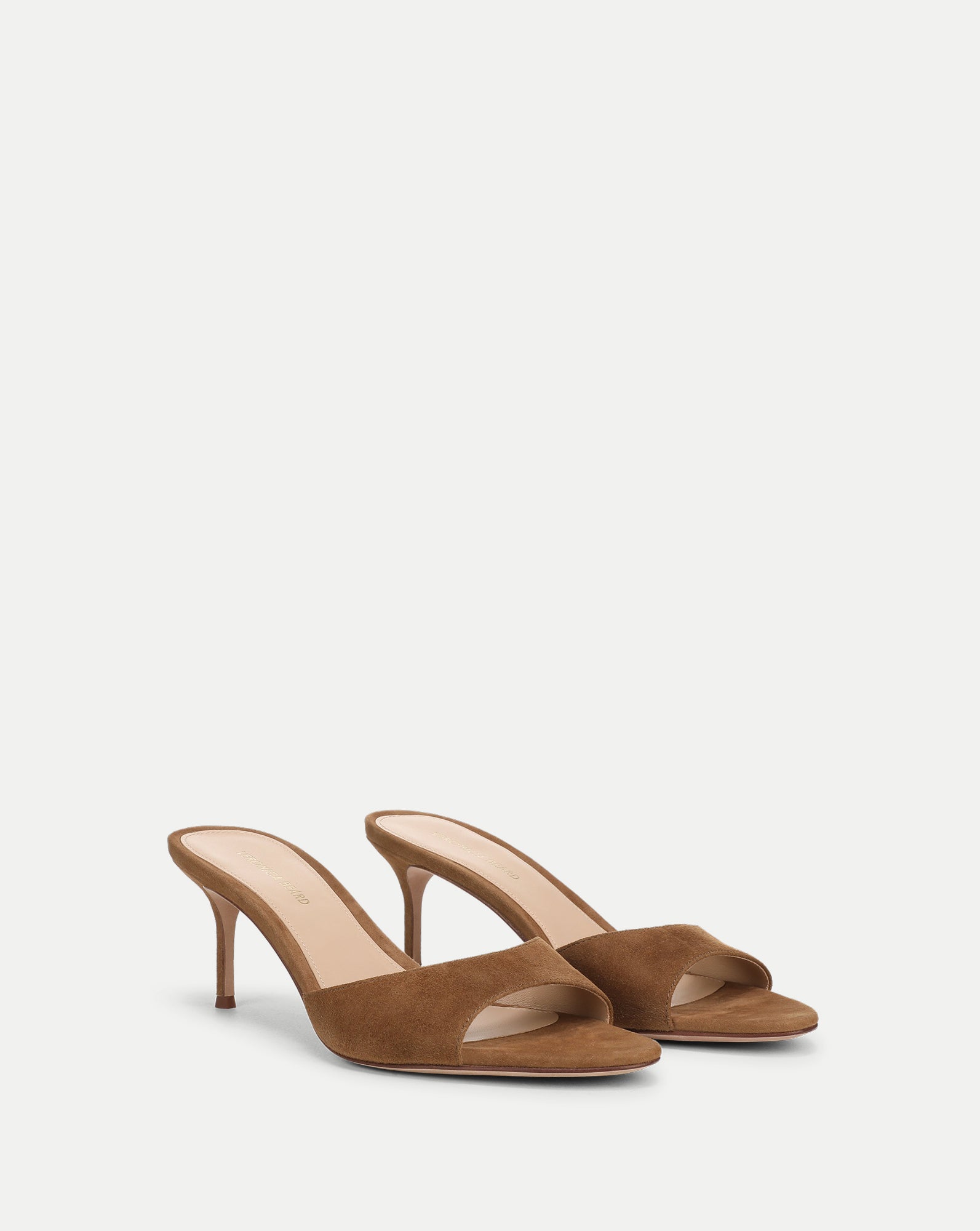 Veronica Beard Tia Suede Sandal - Chestnut