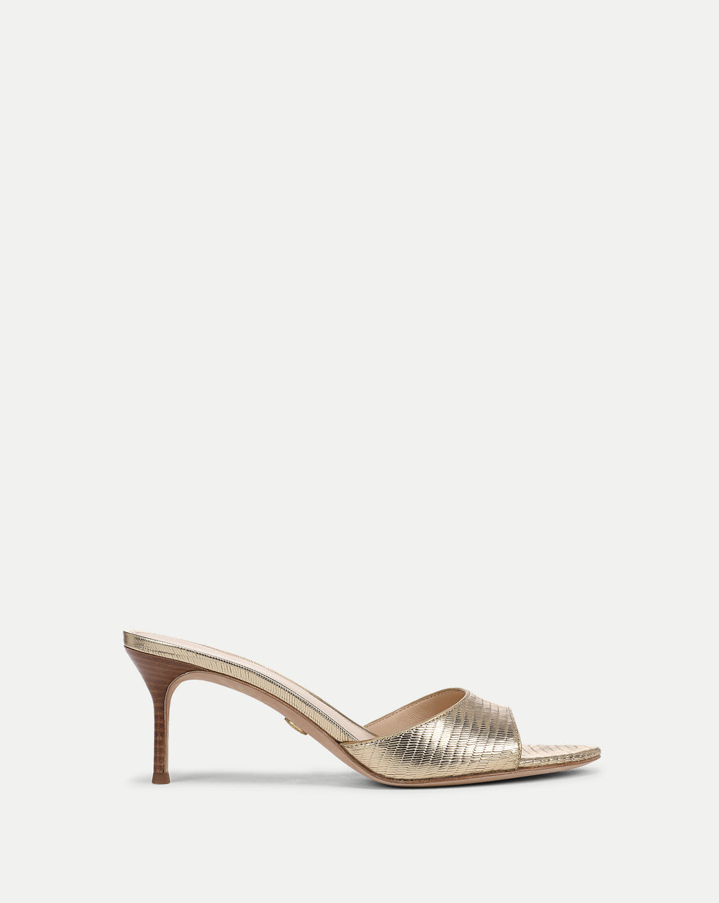 Veronica Beard Tia Leather Sandal - Gold