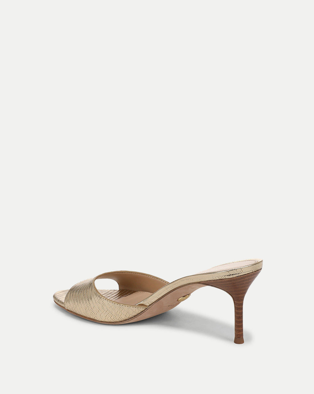 Veronica Beard Tia Leather Sandal - Gold