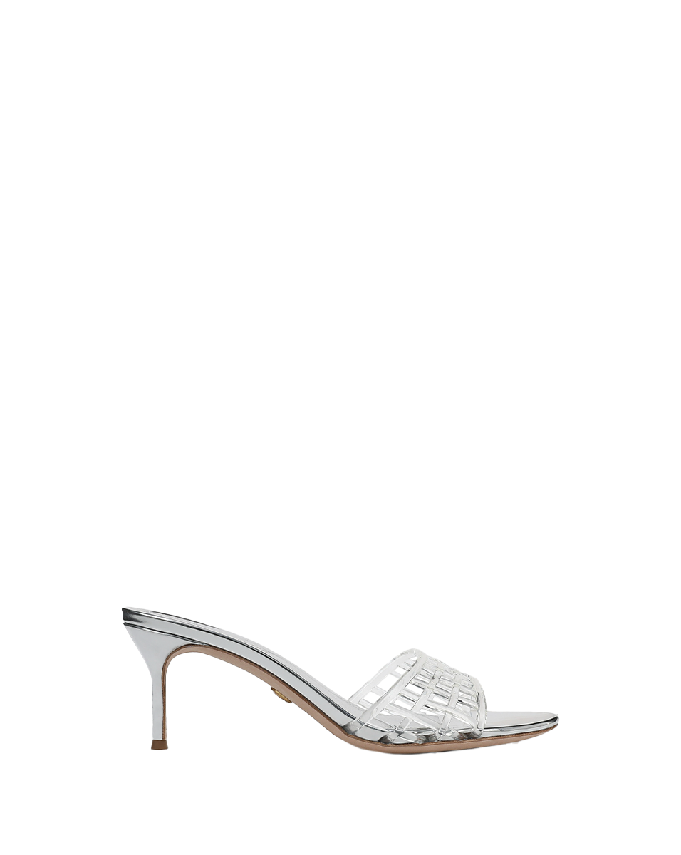 Veronica Beard Tia Jelly Sandal - Clear/Silver