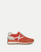 Veronica Beard Valentina Sneaker - Persimmon/Lily