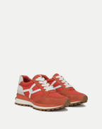 Veronica Beard Valentina Sneaker - Persimmon/Lily
