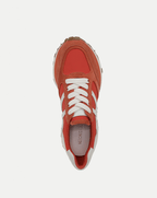 Veronica Beard Valentina Sneaker - Persimmon/Lily