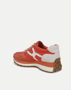 Veronica Beard Valentina Sneaker - Persimmon/Lily