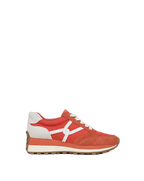 Veronica Beard Valentina Sneaker - Persimmon/Lily
