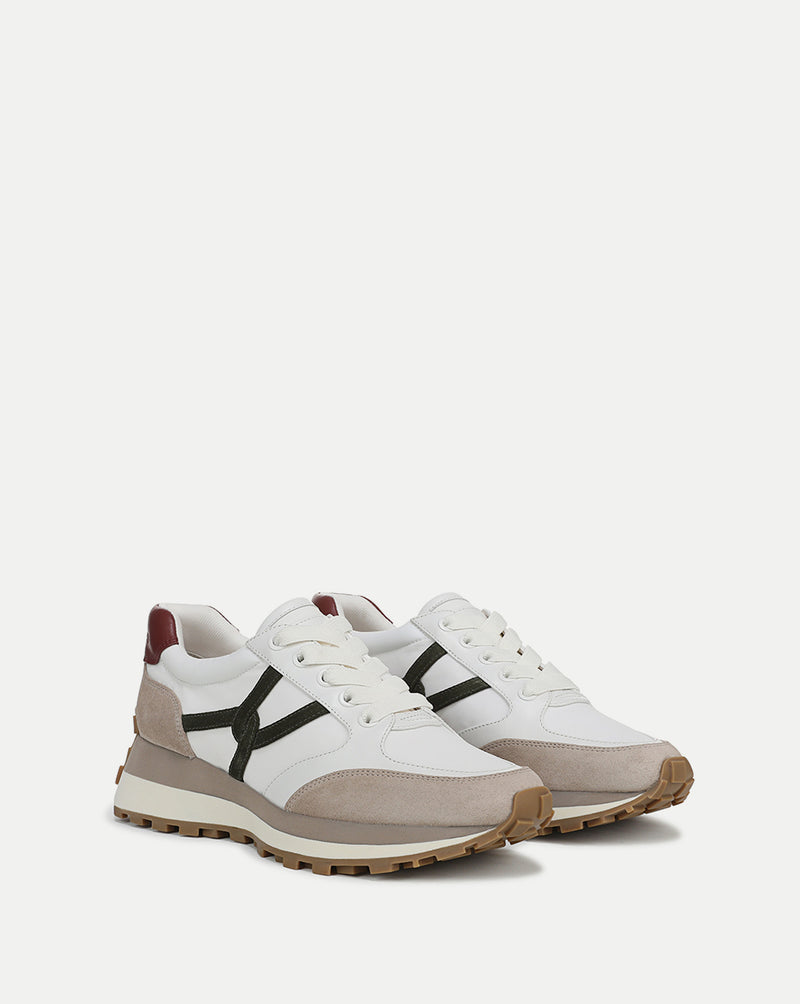 Veronica Beard Valentina Sneaker - Lily/Thyme/Terracotta