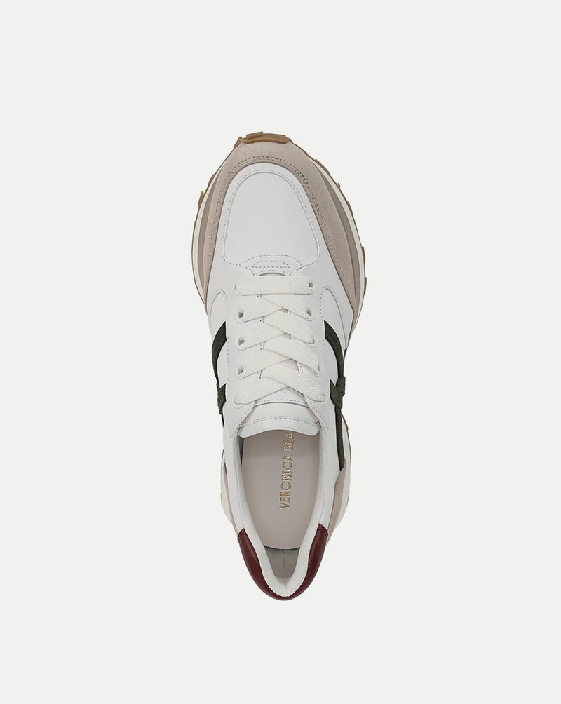 Veronica Beard Valentina Sneaker - Lily/Thyme/Terracotta