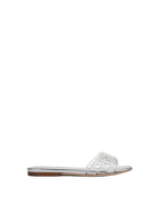 Veronica Beard Maris Jelly Sandal - Clear/Silver