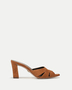 Veronica Beard Cassiel Suede Slide Sandal - Hazelwood