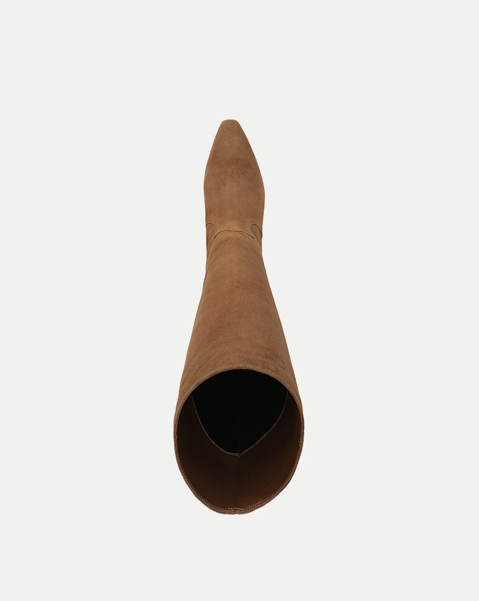 Veronica Beard Kinna Tall Boot | Wide-Calf - Hazelwood