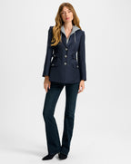 Veronica Beard Lisa Kitten-Heel Ankle Boot - Black