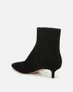 Veronica Beard Lisa Kitten-Heel Ankle Boot - Black