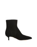 Veronica Beard Lisa Kitten-Heel Ankle Boot - Black
