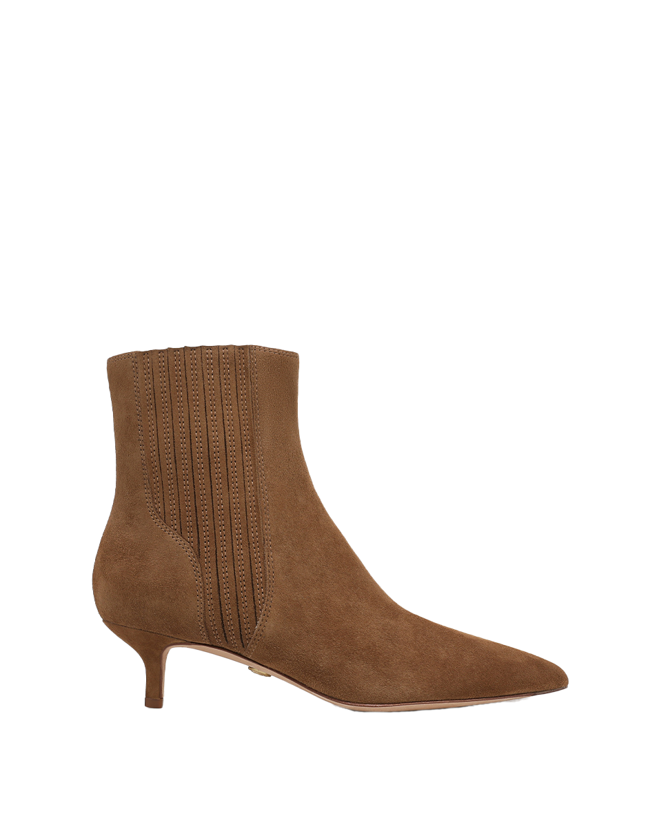 Veronica Beard Lisa Kitten-Heel Ankle Boot - Hazelwood