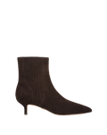 Veronica Beard Lisa Kitten-Heel Ankle Boot - Espresso
