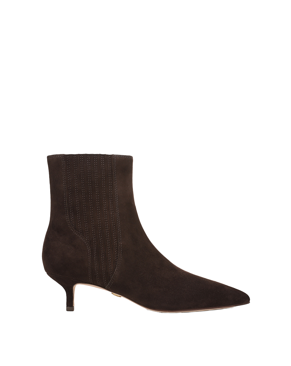 Lisa Kitten-Heel Ankle Boot in Espresso | Veronica Beard display picture 1