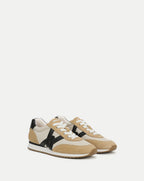 Veronica Beard Penrose Sneaker - Desert/Black