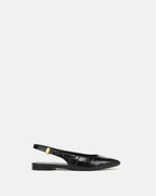 Veronica Beard Shina Slingback Flat - Black
