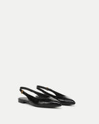 Veronica Beard Shina Slingback Flat - Black