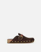 Veronica Beard Fern Embellished Clog - Espresso