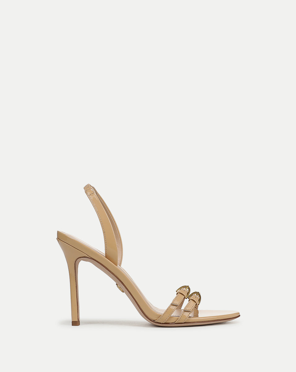 Veronica Beard Austin Belted Sandal - Sand
