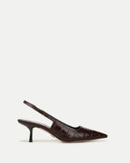 Veronica Beard Cashel Slingback Heel - Chocolate