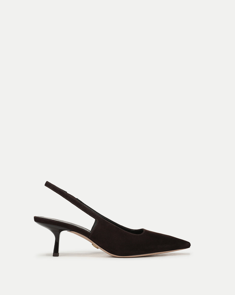 Veronica Beard Cashel Slingback Heel - Espresso