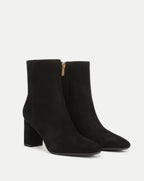 Veronica Beard Cera Suede Ankle Boot - Black