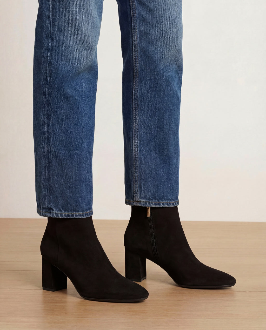 Veronica Beard Cera Suede Ankle Boot - Black