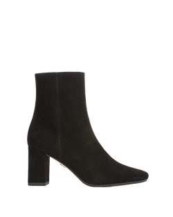 Veronica Beard Cera Suede Ankle Boot - Black