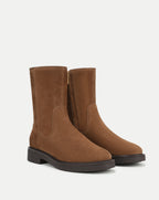 Veronica Beard Creswell Shearling Mid-Calf Boot - Hazelwood