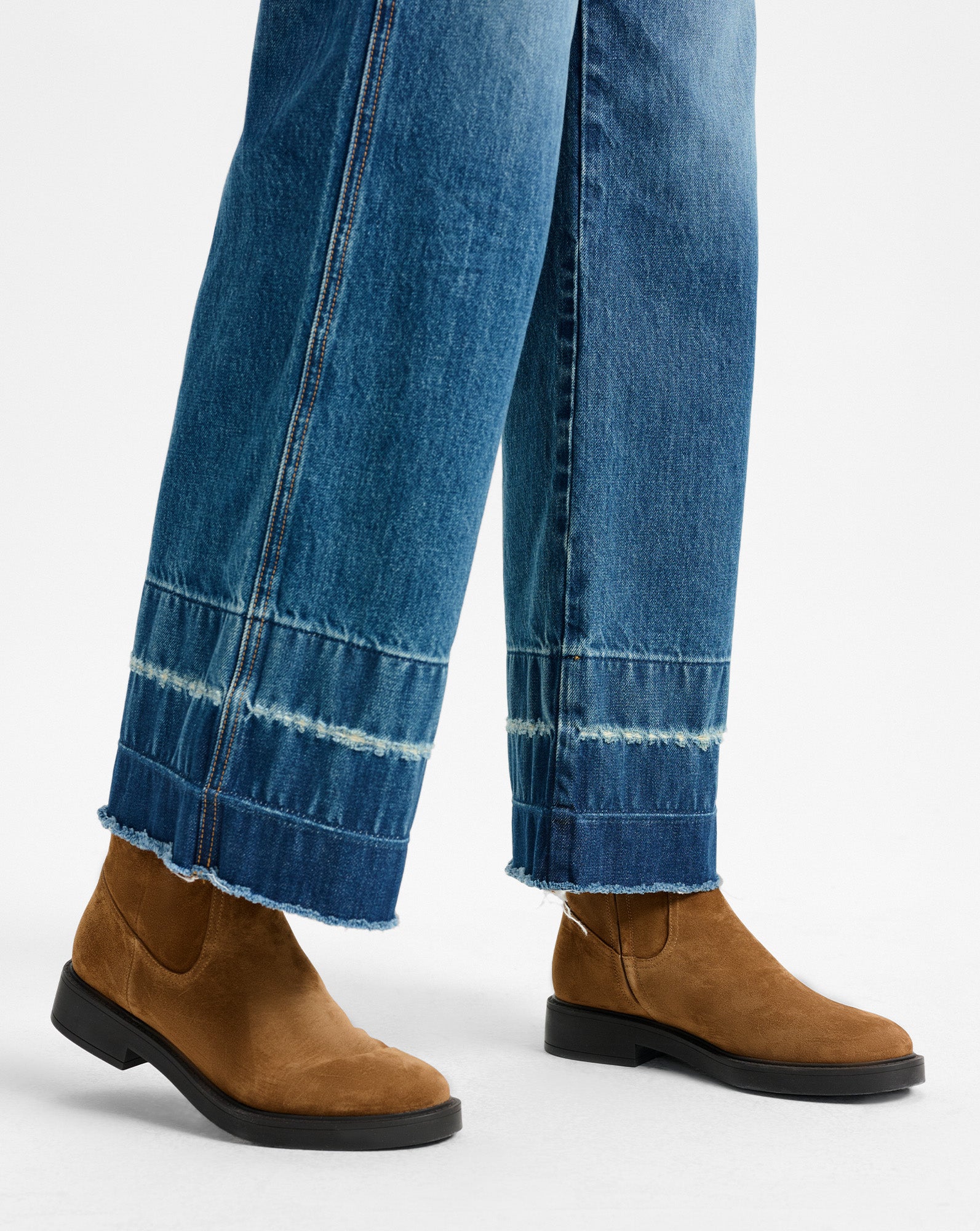 Veronica Beard Creswell Shearling Mid-Calf Boot - Hazelwood
