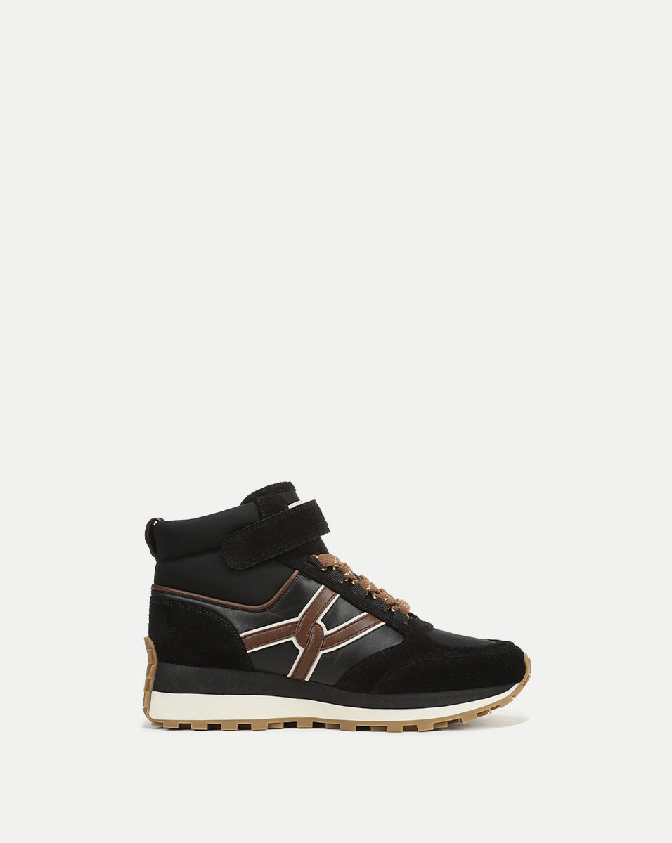 Valentina Hiker Sneaker in Black | Veronica Beard