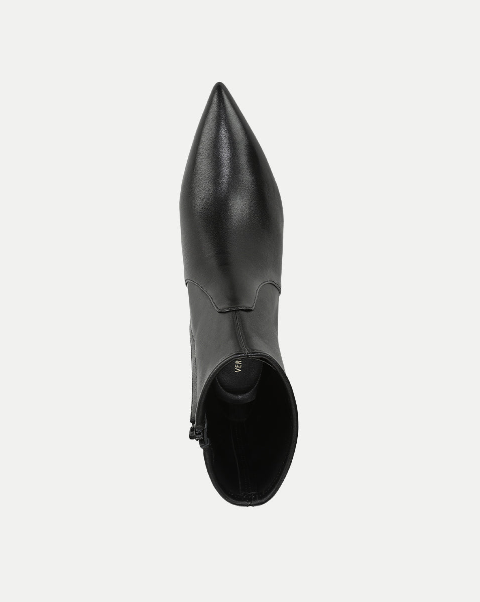 Lisa Stretch Kitten-Heel Ankle Boot in Black | Veronica Beard display picture 1