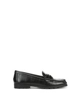 Veronica Beard Penny Lug-Sole Loafer - Black