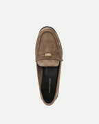 Veronica Beard Penny Lug-Sole Loafer - Bark