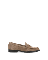 Veronica Beard Penny Lug-Sole Loafer - Bark