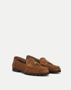 Veronica Beard Penny Lug-Sole Loafer - Hazelwood