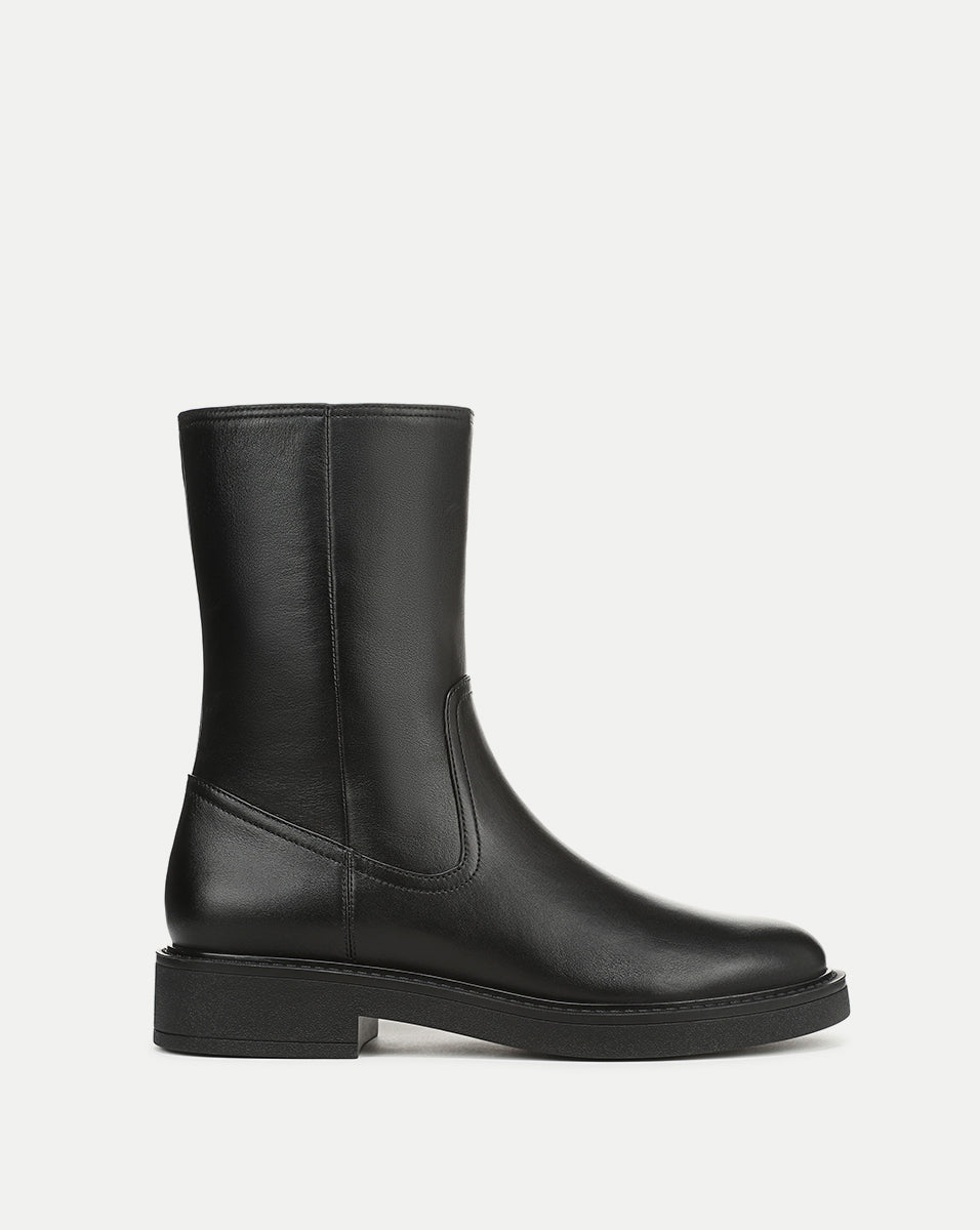 Veronica Beard Creswell Mid-Calf Boot - Black