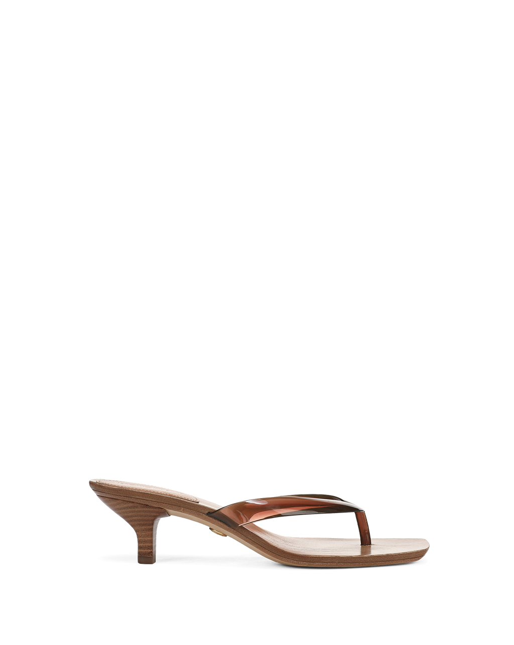 Veronica Beard Clea Jelly Kitten-Heel Sandal - Hazelwood